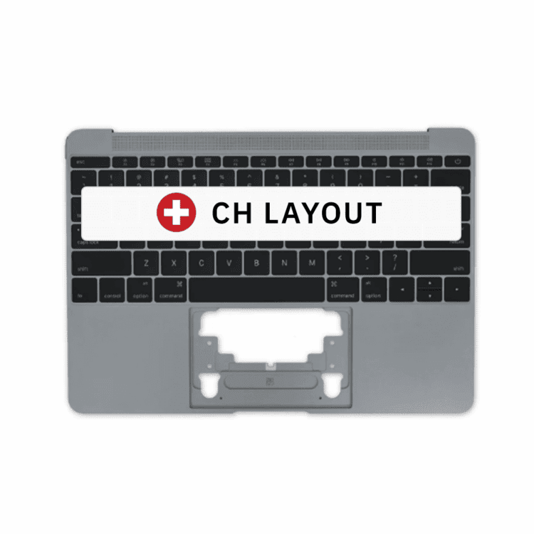 Top Fall macbook a1534 Mitte 2017 Anfang 2016 Raum grau