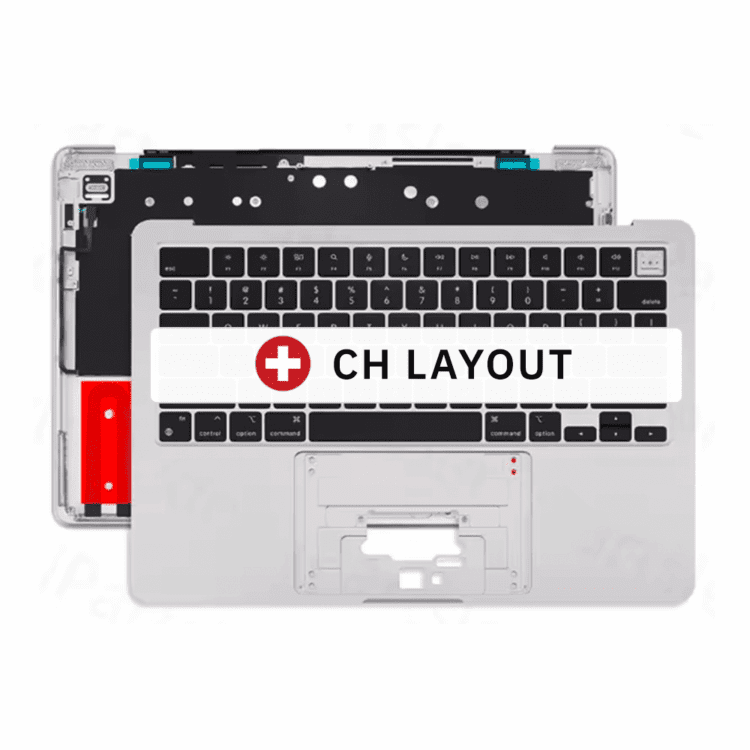 Topcase macbook air a2681 mid 2022 silber