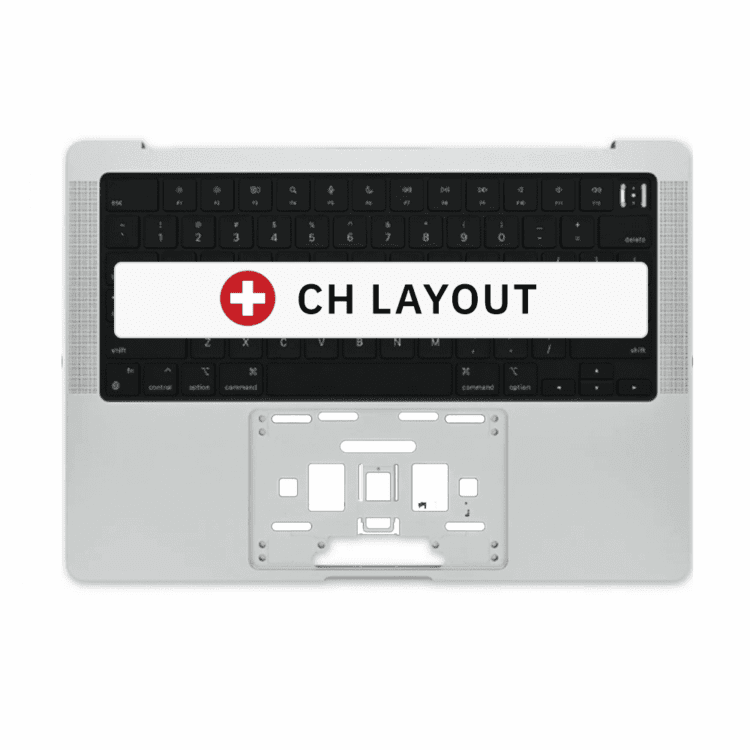 top case macbook pro a2779 a2442 early 2023 late 2021 silver