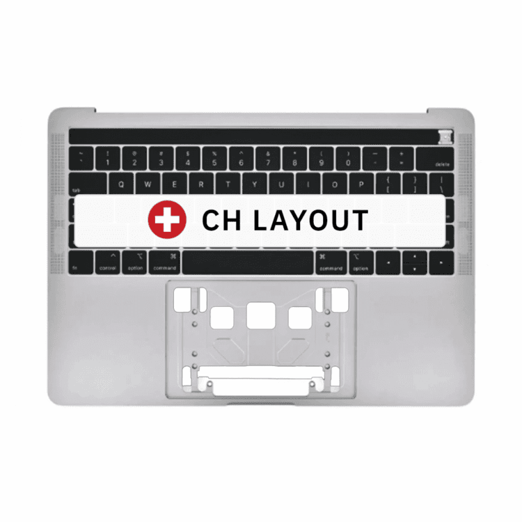 topcase macbook pro 13 a2159 mitte 2019 silber layout ch