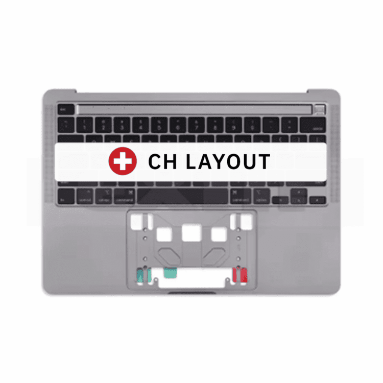 Topcase macbook pro 13 a2338 Mitte 2022 Space Gray layout ch