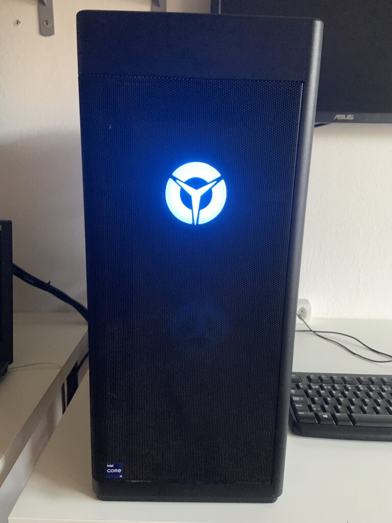 Scheda video Nvidia RTX 3080 di un PC gaming Lenovo Legion dopo la riparazione del corto circuito, intervento per un cliente di Tesserete.