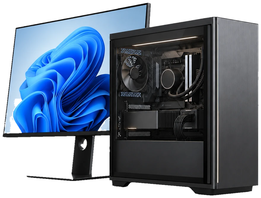 PC desktop assemblati, testati e pronti all'uso, consegnati a domicilio in Ticino